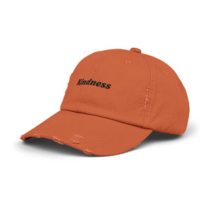 Unisex Distressed Cap - Kindness Vibe Hat for Everyday Wear