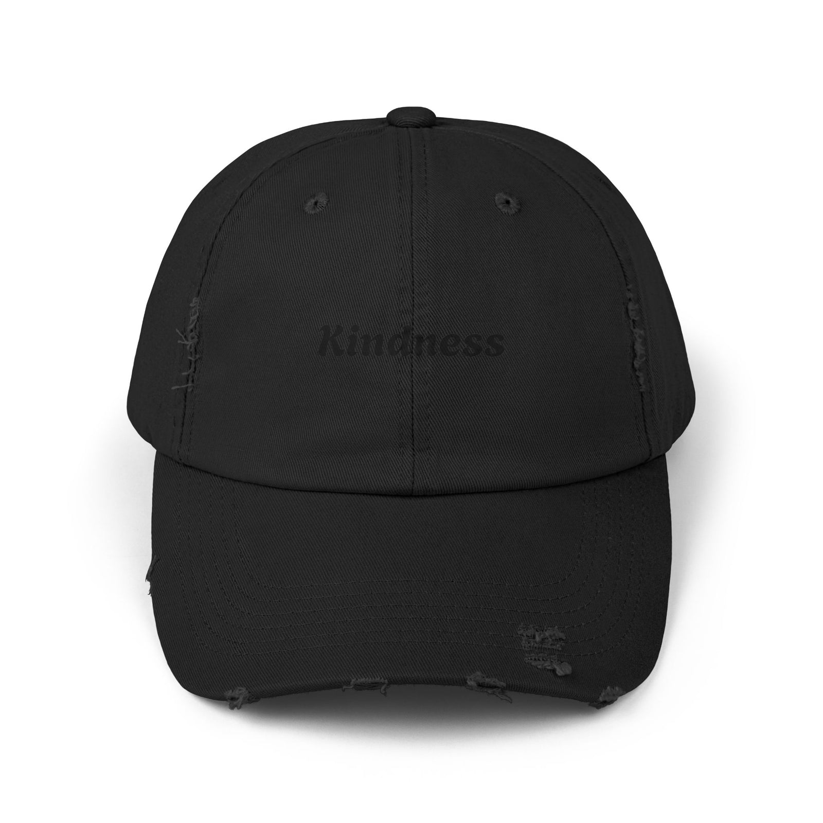 Unisex Distressed Cap - Kindness Vibe Hat for Everyday Wear