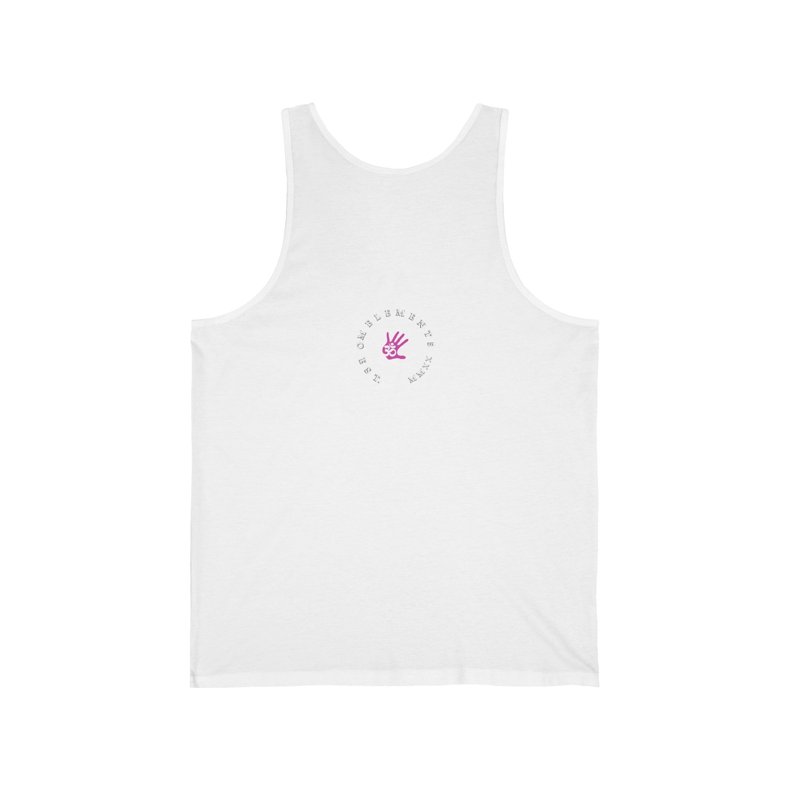 Unisex Element5 sunset eco tank in white!
