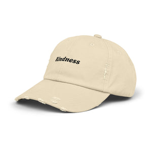 Unisex Distressed Cap - Kindness Vibe Hat for Everyday Wear