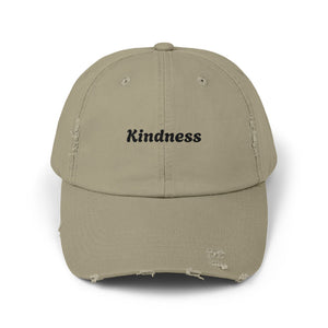 Unisex Distressed Cap - Kindness Vibe Hat for Everyday Wear