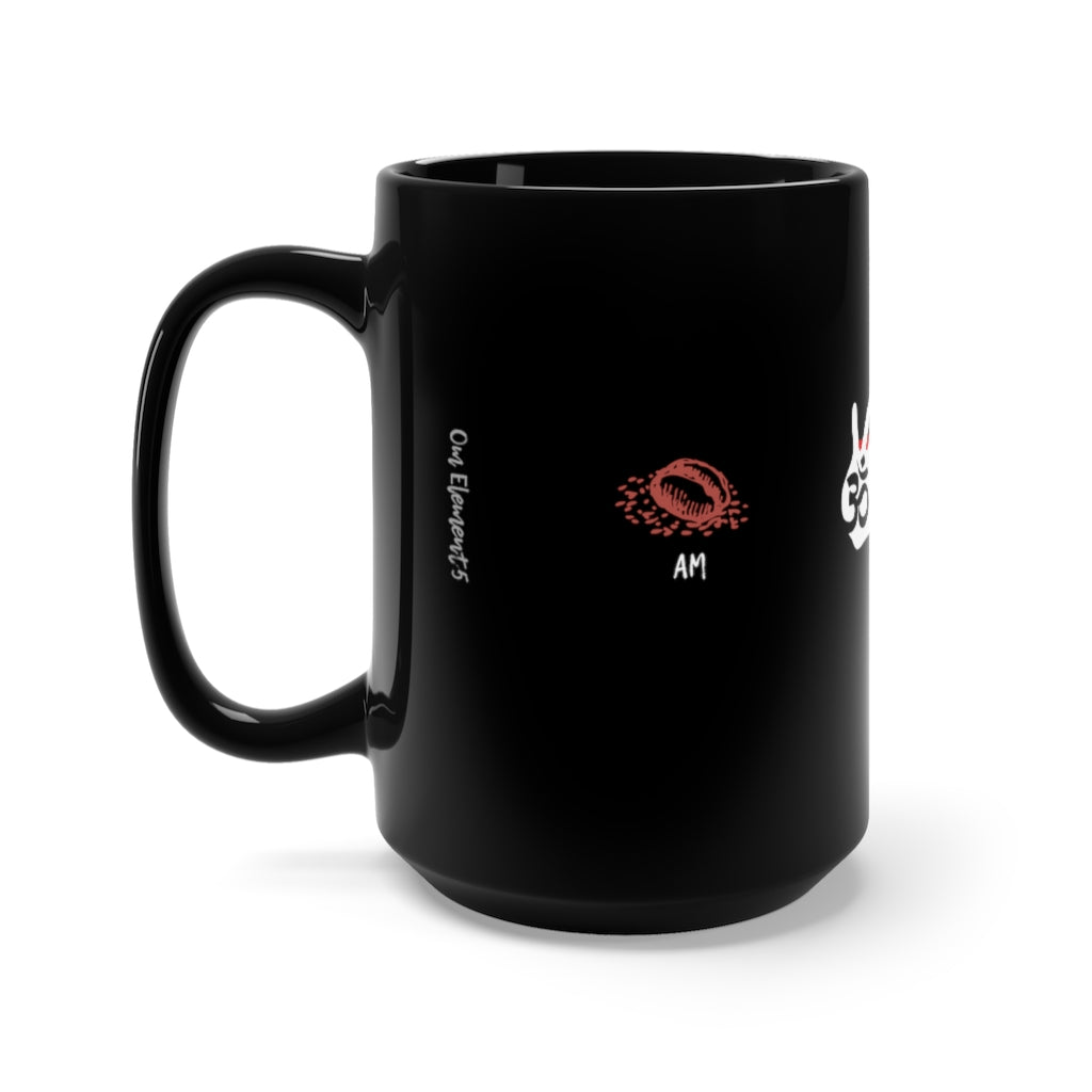 Sip Mindfully Black Mug- 15oz