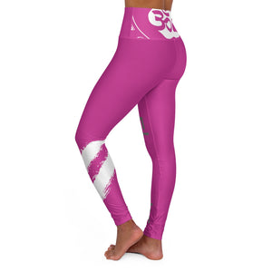 Petite Om Element5 High Waisted Yoga Leggings In Lotus Pink