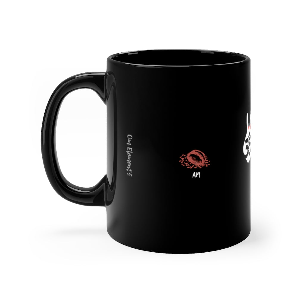 Sip Mindfully Black Mug- 11oz