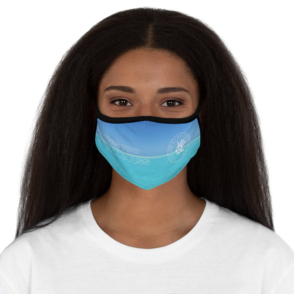 “This too Shall Pass” Paradise Face Mask