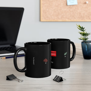Sip Mindfully Black Mug- 11oz