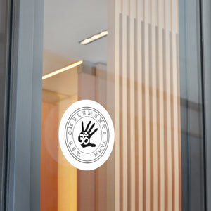 Om Emblem Round Vinyl Sticker