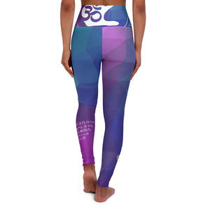 Petite Om Element5 High Waisted Color Prism Yoga Leggings