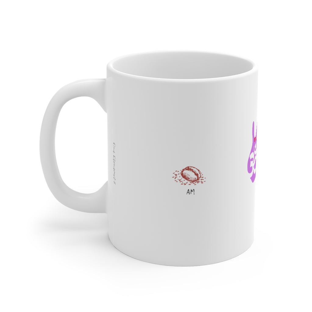 Sip Mindfully White Mug- 11oz
