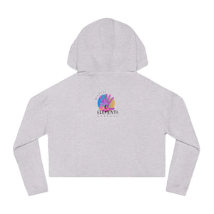 EcOm Element5 “Palm Print” Cropped Hoodie