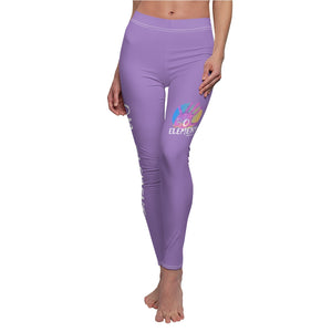 Petite Om Element5 Casual Leggings In Patchouli Purple
