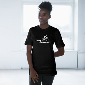 “Cycling is my Medication” Unisex Deluxe T-shirt