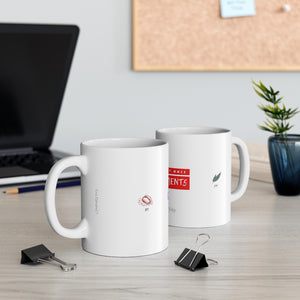 Sip Mindfully White Mug- 11oz