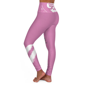 Petite Om Element5 High Waisted Yoga Leggings In Rose Pink