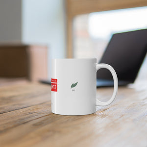Sip Mindfully White Mug- 11oz