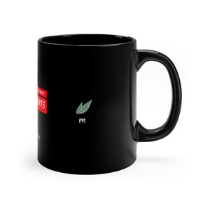 Sip Mindfully Black Mug- 11oz