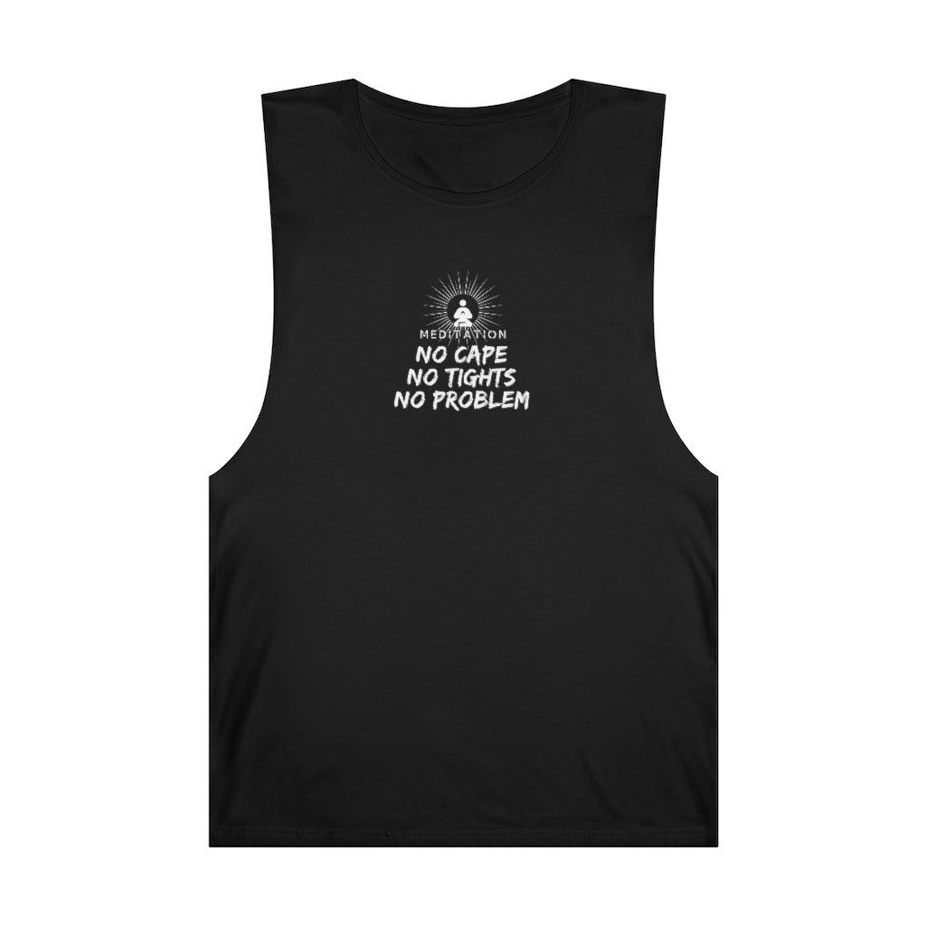 Unisex “No Cape Superhero” sleeveless Tee