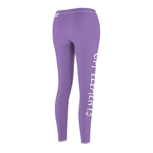 Petite Om Element5 Casual Leggings In Patchouli Purple