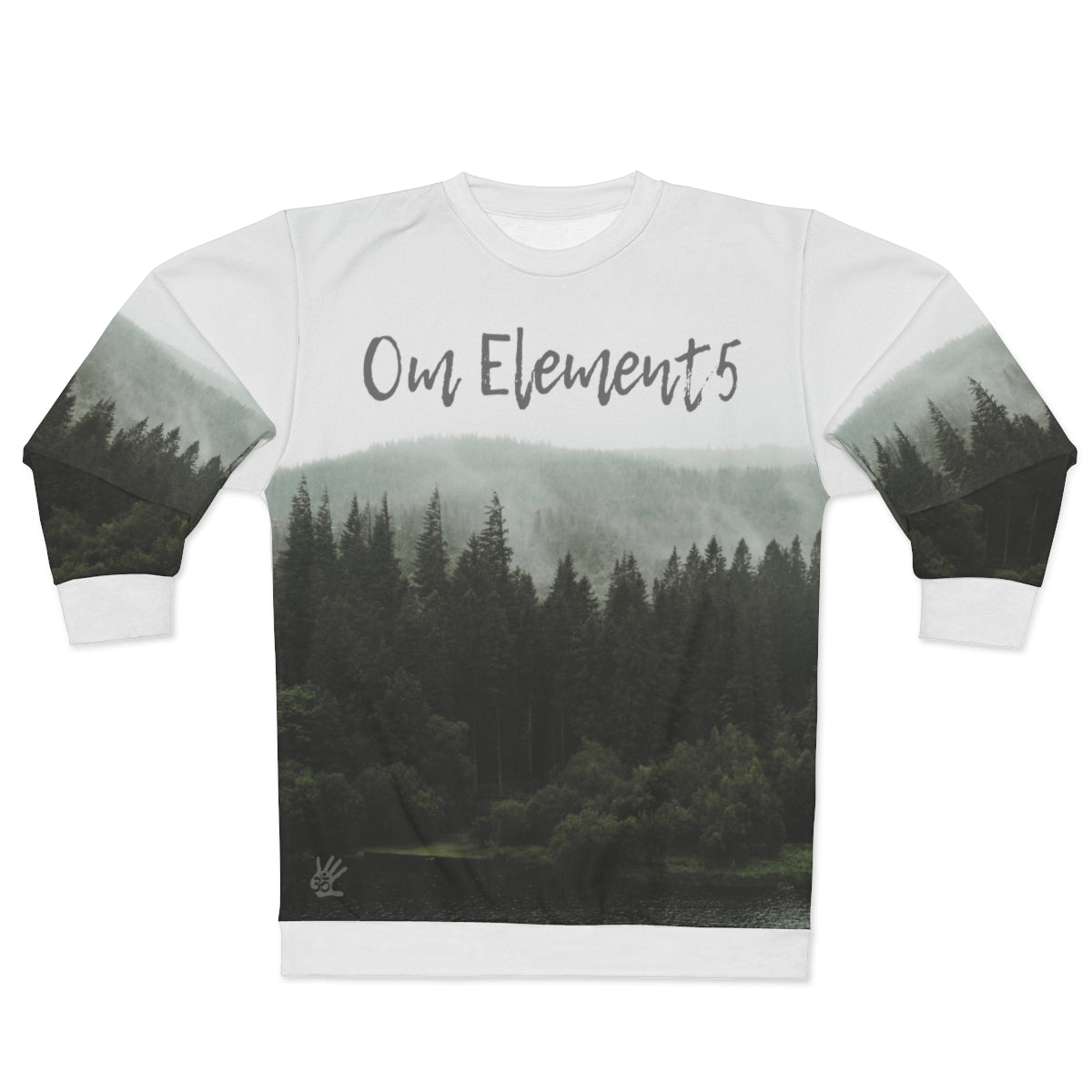 Om Element5 Unisex Sweatshirt: "Wear Nature Meets Mind"