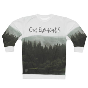 Om Element5 Unisex Sweatshirt: "Wear Nature Meets Mind"