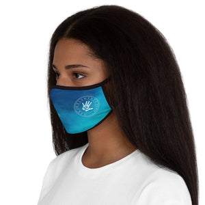 “This too Shall Pass” Aqua Blue Face Mask