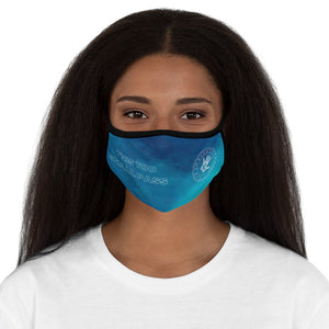 “This too Shall Pass” Aqua Blue Face Mask