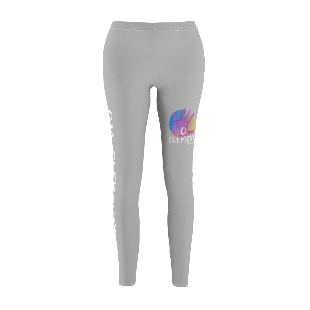 Petite Om Element5 Casual Leggings In Urban Grey