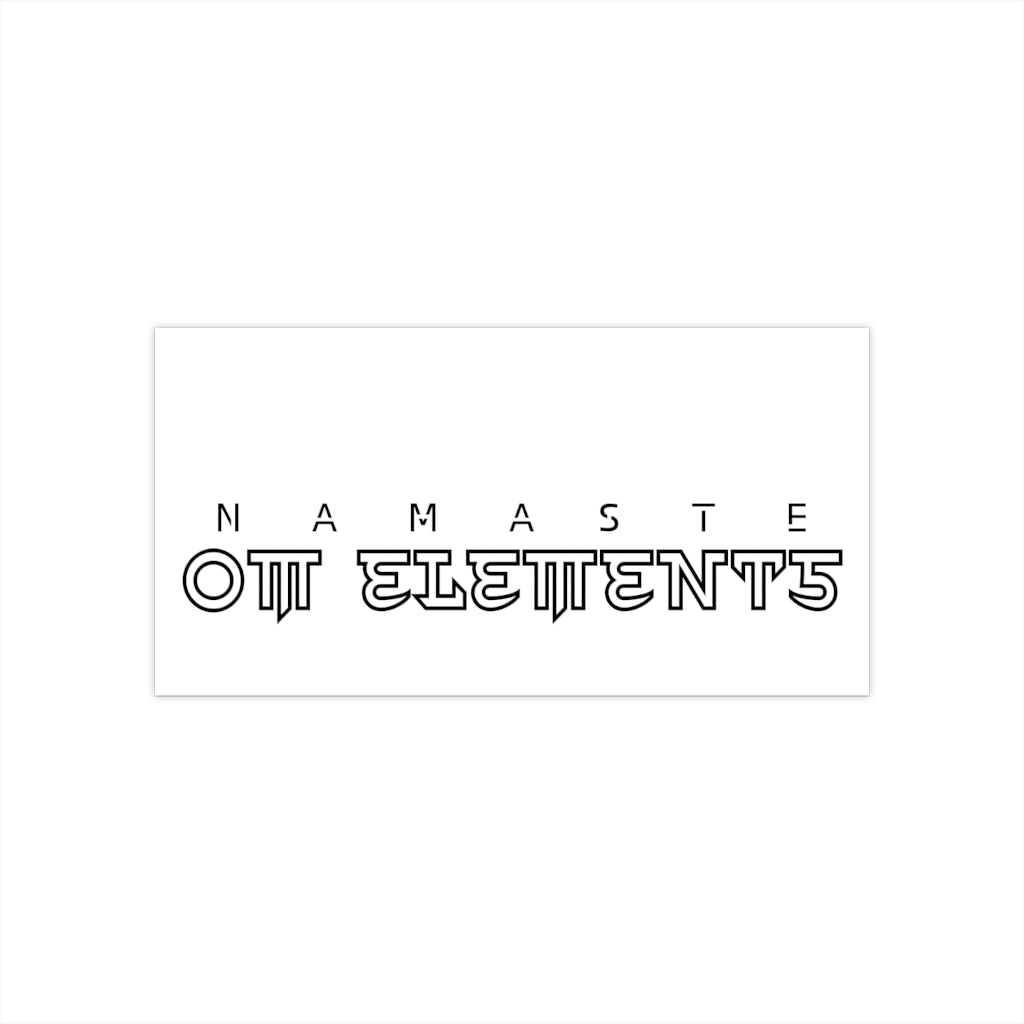 Om Element5 Namaste Bumper Sticker
