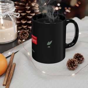 Sip Mindfully Black Mug- 11oz