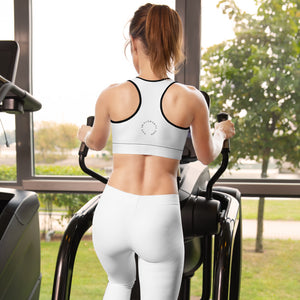 Element5 Padded Sports Bra in Pure White