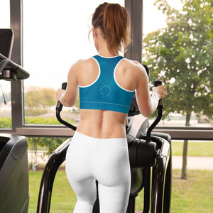 Element5 Padded Sports Bra in Ocean Blue