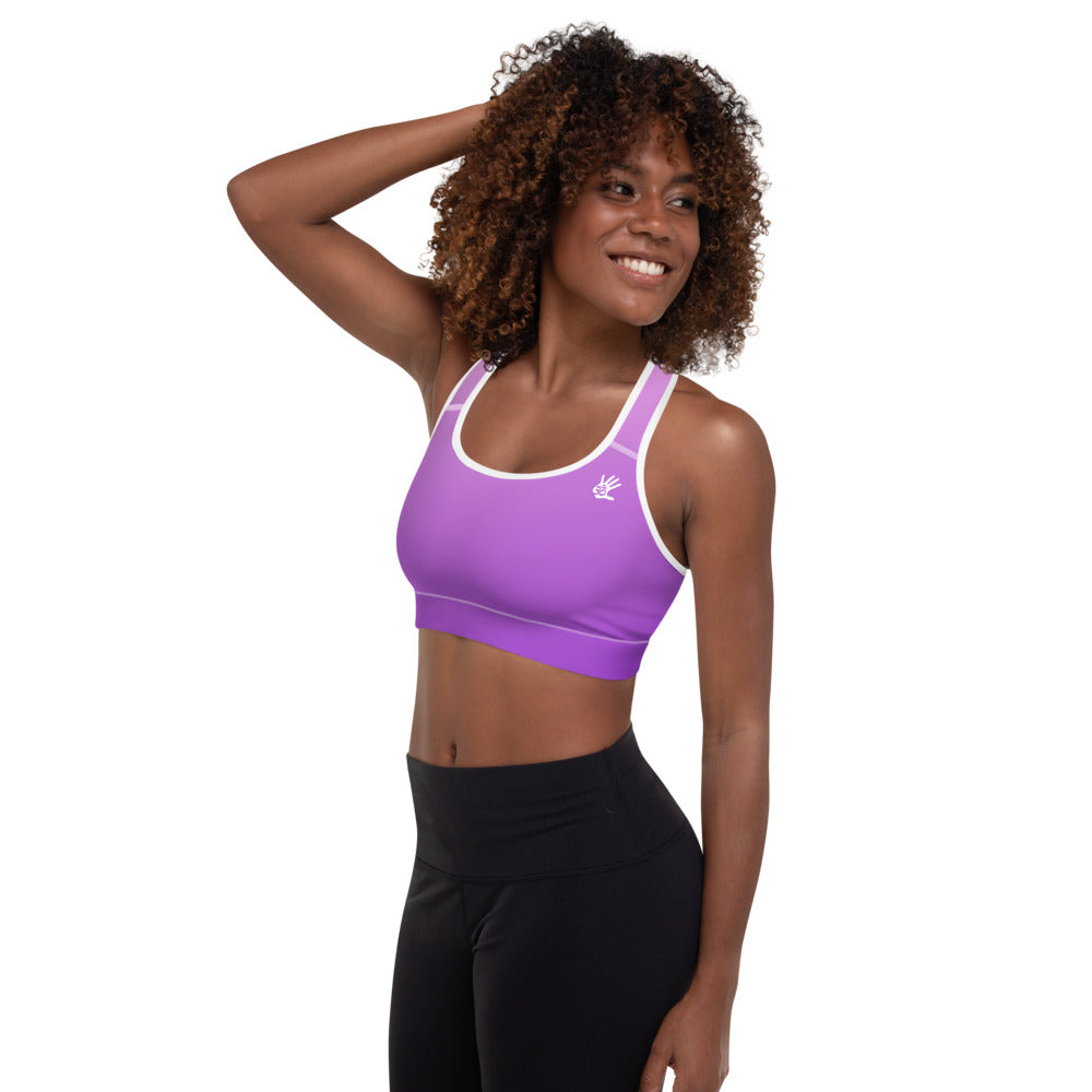 Element5 Padded Sports Bra in Pure Purple