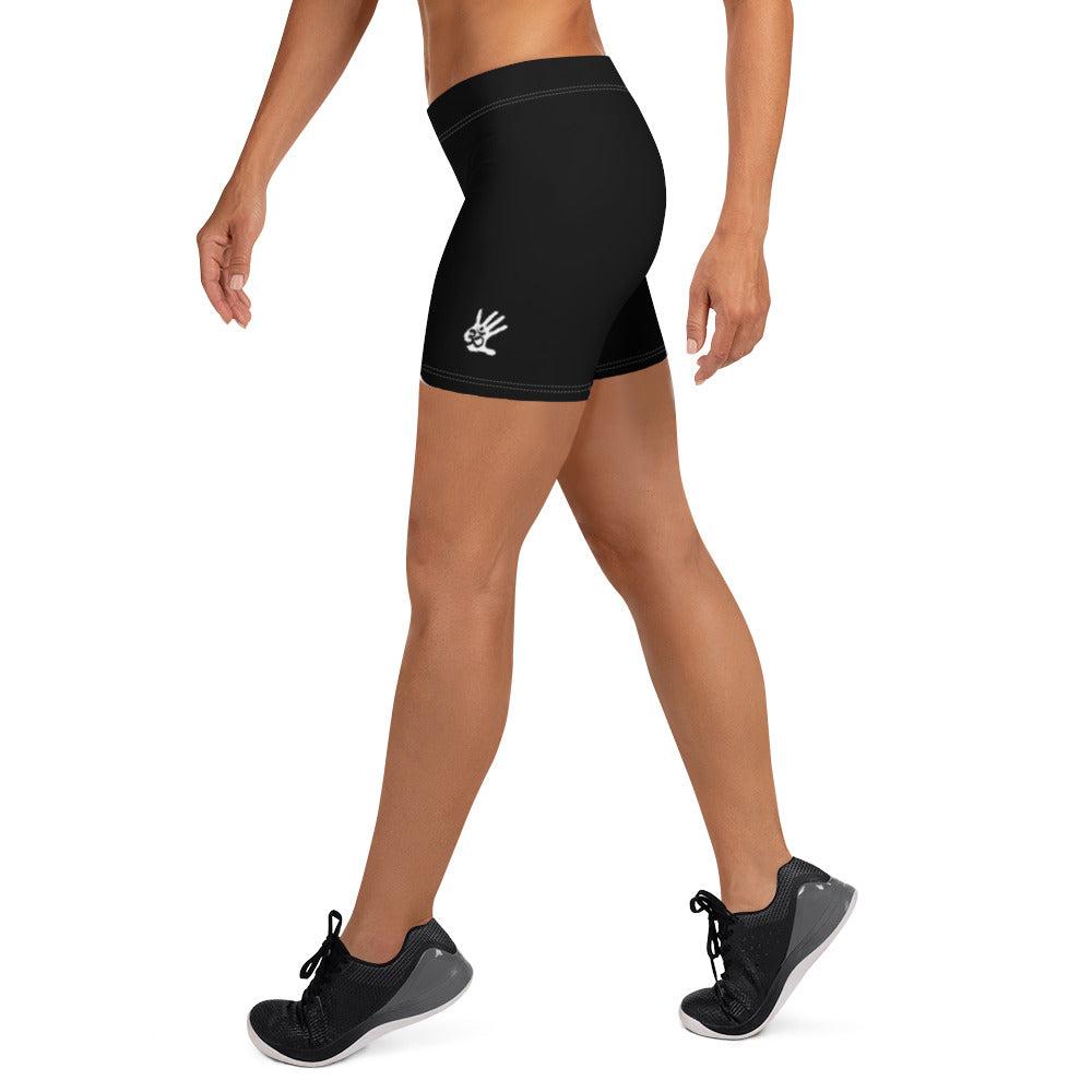 Om Athletic Shorts in Element Black