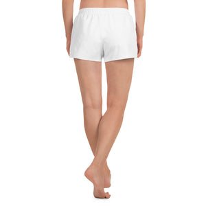 Om Emblem Women's Athletic Shorts in Element5 White