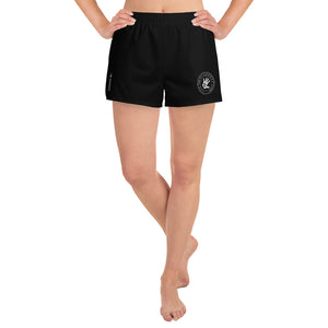 Om Emblem women’s Athletic Shorts in Element Black