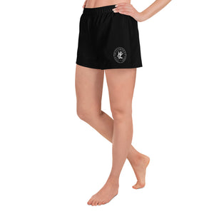 Om Emblem women’s Athletic Shorts in Element Black