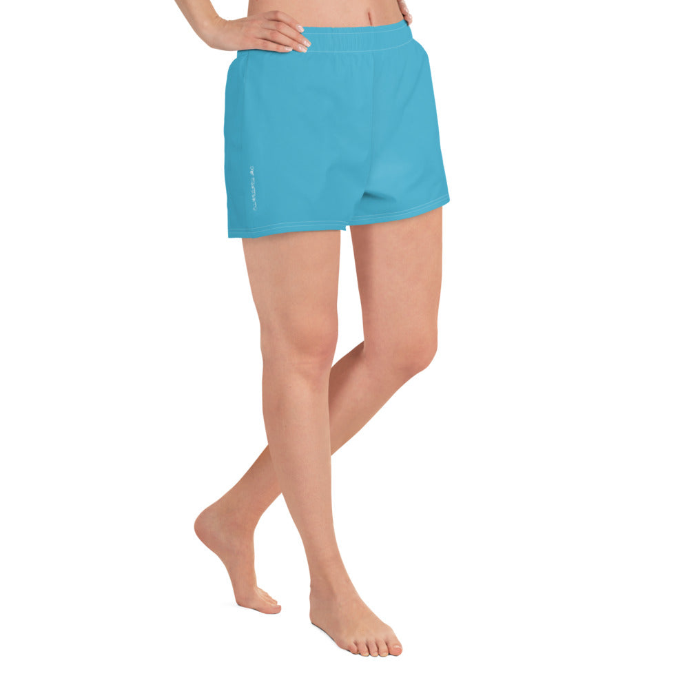 Om Emblem Athletic Shorts in Glacier Blue