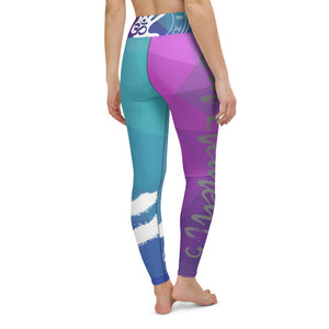 Om Element5 High Waisted Color Prism Yoga Leggings