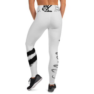 Om Element5 High Waisted Yoga Leggings In Element5 White
