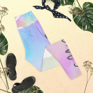 Om Element5 High Waisted Holi Colors Yoga Leggings
