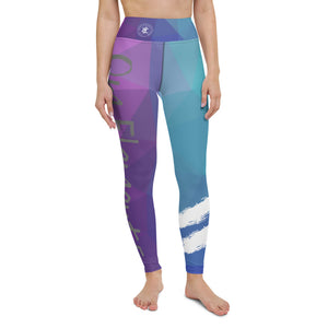 Om Element5 High Waisted Color Prism Yoga Leggings