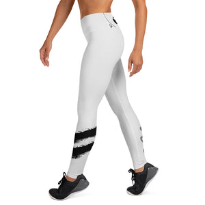 Om Element5 High Waisted Yoga Leggings In Element5 White