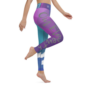 Om Element5 High Waisted Color Prism Yoga Leggings