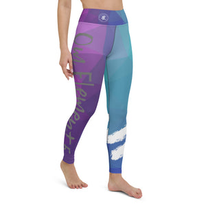 Om Element5 High Waisted Color Prism Yoga Leggings