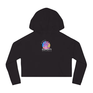 EcOm Element5 “Palm Print” Cropped Hoodie