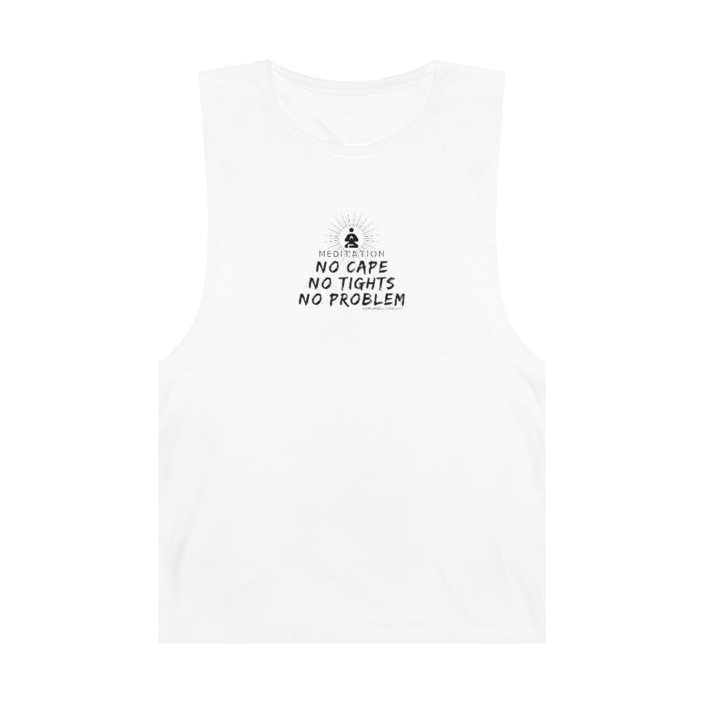 Unisex “No Cape Superhero" sleeveless tee