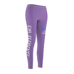 Petite Om Element5 Casual Leggings In Patchouli Purple