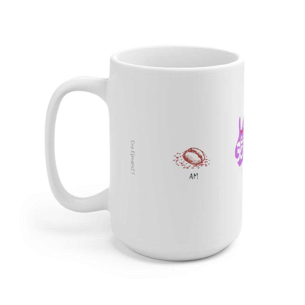 Sip Mindfully White Mug- 15oz