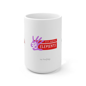 Sip Mindfully White Mug- 15oz