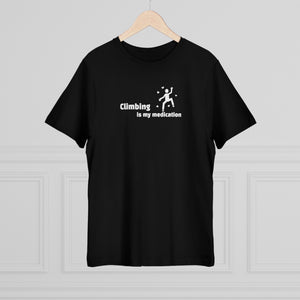 “Climbing is my Medication” Unisex Deluxe T-shirt